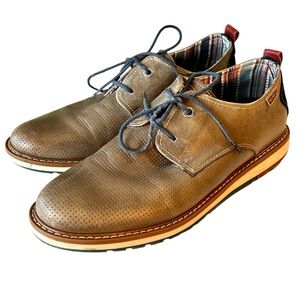 PIKOLINOS Men’s Berna 4273 Leather Oxfords Gray Sz 39 (US Mens 6)